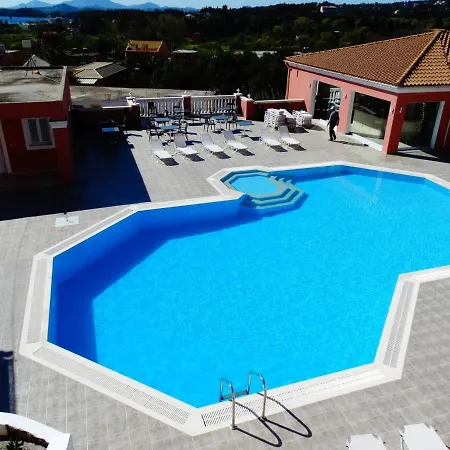 Corfu Poolside Paradiso-panoramic Seaview Studio Vakantiehuis
